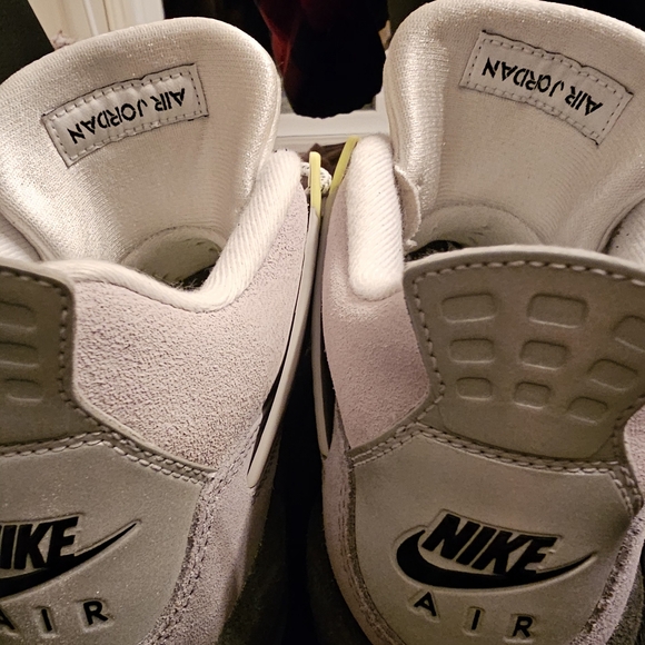 Jordan 4 Retro Mid Neon 95 Size 37.5 - Picture 6 of 10